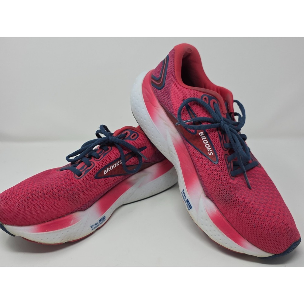 Brooks Glycerin 21 Running Shoes Womens 11 Pink Navy DNA LOFT v3 1204081B630